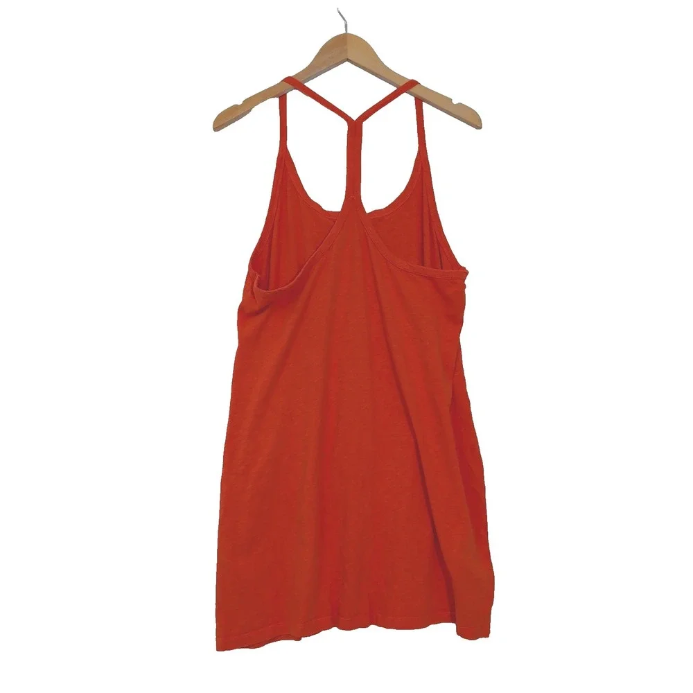 J Crew Relaxed Tank Dress Womens XL Orange Beach Vacation‎ Casual Pool Pullover